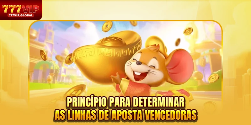 Princípio para determinar as linhas de aposta vencedoras