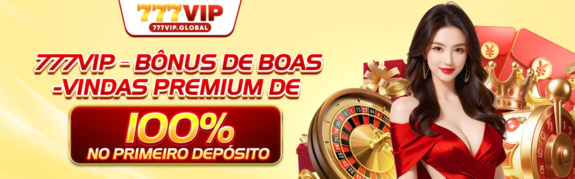 Bônus de Boas-vindas Premium de 100% no Primeiro Depósito